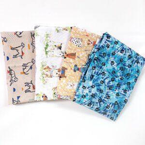 Novelty Dog Fabric Cotton Quilting Pet Dogs